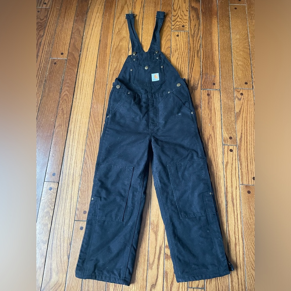 Carhartt canvas bib overalls